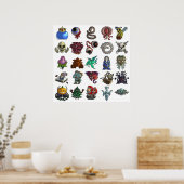 Terrarias All Boss Poster (Keuken)