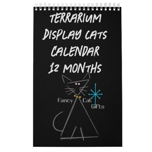 Terrarium Beeld Kat Kalender (Hoes)