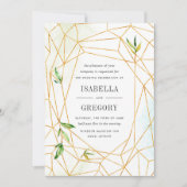 Terrarium bruiloft uitnodiging (Voorkant)