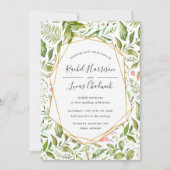 Terrarium bruiloft uitnodiging (Voorkant)