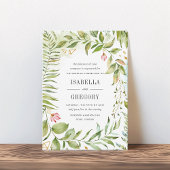 Terrarium bruiloft uitnodiging