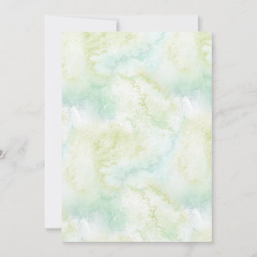 Terrarium bruiloft uitnodiging (Achterkant)