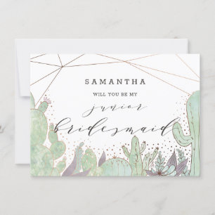 Terrarium Cactus Junior Bridesmaid Voorstel