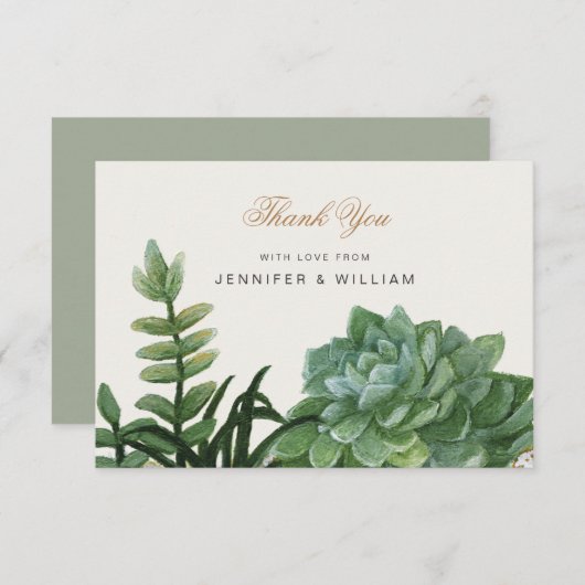 Terrarium / Dank u Bedankkaart (Voorkant / Achterkant)