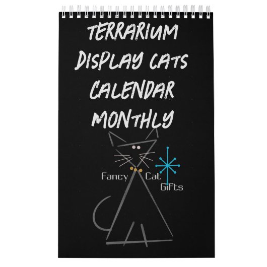 Terrarium Display Kat Kalender (Hoes)