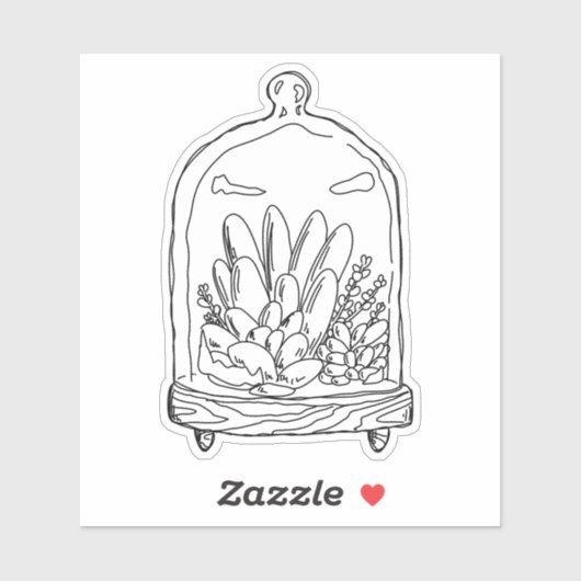 Terrarium Dome Sticker (Vel)