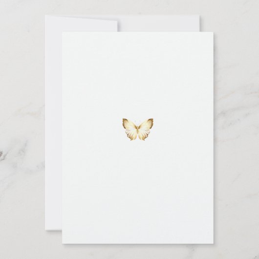 Terrarium Geometrisch Lijst Goudblauw Vrijgezellen Kaart (Achterkant)