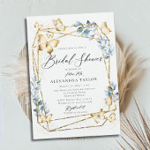 Terrarium Geometrisch Lijst Goudblauw Vrijgezellen Kaart