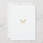 Terrarium Geometrisch Lijst Gouden Vlinder Sweet 1 Kaart (Achterkant)