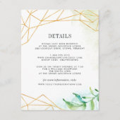 Terrarium Guest Information Kaart (Voorkant)