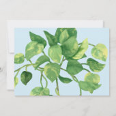 Terrarium Party Invitation Kaart (Achterkant)