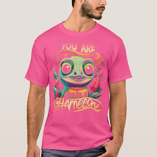 Terrarium-Pets Chameleon T-shirt (Voorkant)