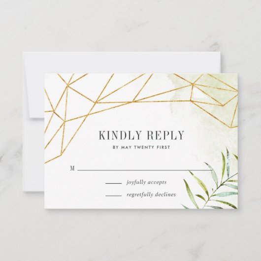 Terrarium RSVP-kaart RSVP Kaartje (Voorkant)