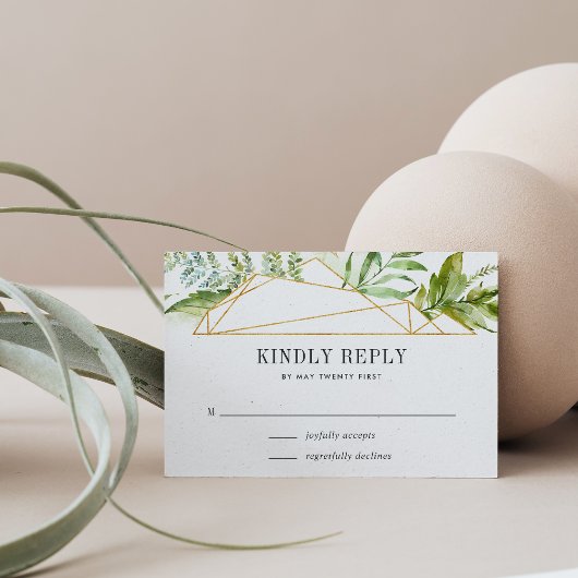 Terrarium RSVP-kaart RSVP Kaartje