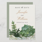 Terrarium Save The Date (Voorkant / Achterkant)