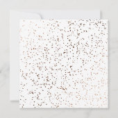 Terrarium Succulenten Geometrisch Bruiloft Vierkan Kaart (Achterkant)