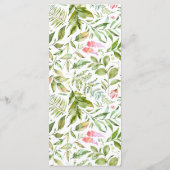 Terrarium Wedding Menu Card (Achterkant)