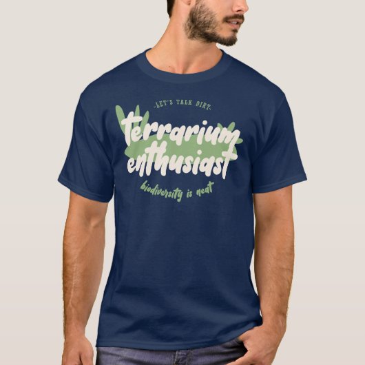 Terrariumliefhebber - Laten we het hebben over bio T-shirt (Voorkant)