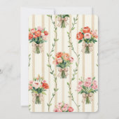 Terrarotta bloemen Bloem Bewaar de datum Save The Date (Achterkant)