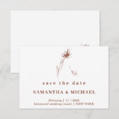 Terrarotta onafhankelijke paardenbloem save the da kaart (Voorkant / Achterkant)