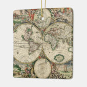 Terrarum Orbis Tabula Keramisch Ornament (Links)