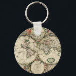 Terrarum Orbis Tabula Sleutelhanger<br><div class="desc">Terrarum Orbis Tabula van de Nederlandse School © Bridgeman Afbeeldingen</div>
