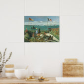 Terras aan de zee door Claude Monet Poster (Keuken)