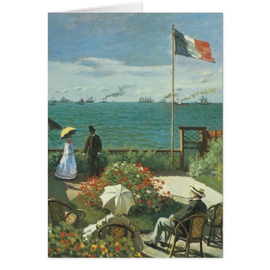 Terras aan de zijkant van Claude Monet (Voorkant)
