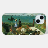 Terras aan de zijkant van Claude Monet Case-Mate iPhone Case (Achterkant (horizontaal))