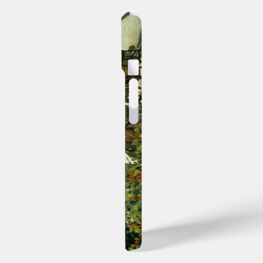 Terras aan de zijkant van Claude Monet Case-Mate iPhone Case (Achterkant / Links)