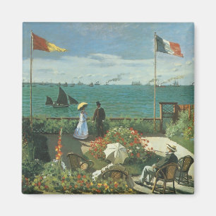 Terras aan de zijkant van Claude Monet Magneet