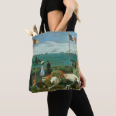 Terras aan de zijkant van Claude Monet Tote Bag (Dichtbij)