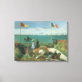 Terras bij de zee door Claude Monet Canvas Afdruk (Voorkant)
