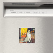 Terras Café - Borzoi Magneet (Insitu (Vaatwasser))