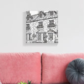 Terras Huis #14 Canvas Afdruk (Insitu (Woonkamer))