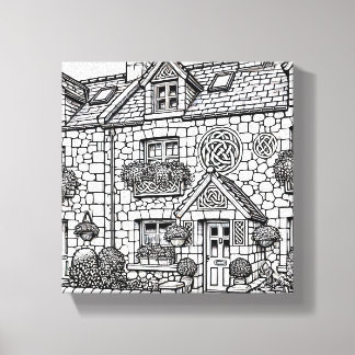 Terras Huis #20 Canvas Afdruk