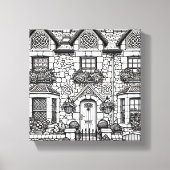 Terras Huis #21 Canvas Afdruk (Voorkant)