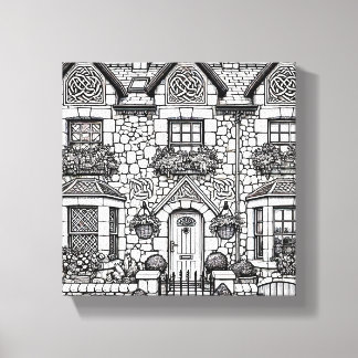 Terras Huis #21 Canvas Afdruk