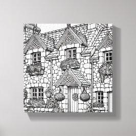 Terras Huis #22 Canvas Afdruk