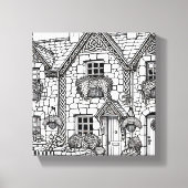 Terras Huis #27 Canvas Afdruk (Voorkant)