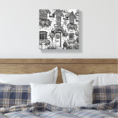 Terras Huis #29 Canvas Afdruk (Insitu (Slaapkamer))