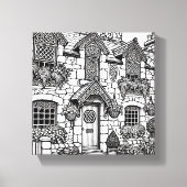 Terras Huis #29 Canvas Afdruk (Voorkant)