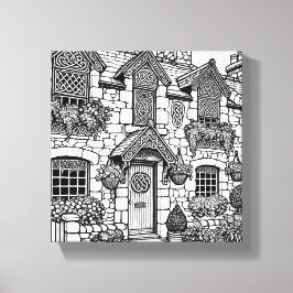 Terras Huis #29 Canvas Afdruk