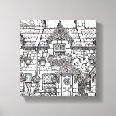 Terras Huis #30 Canvas Afdruk (Voorkant)