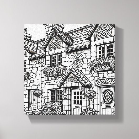 Terras Huis #31 Canvas Afdruk (Voorkant)