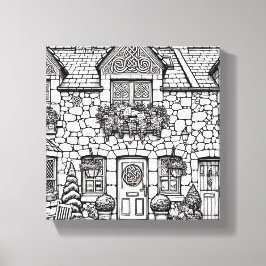 Terras Huis #32 Canvas Afdruk