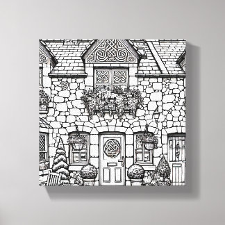 Terras Huis #32 Canvas Afdruk