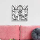 Terras Huis #33 Canvas Afdruk (Insitu (Woonkamer))