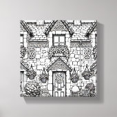 Terras Huis #33 Canvas Afdruk (Voorkant)