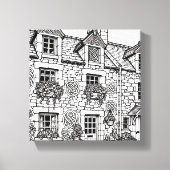 Terras Huis #34 Canvas Afdruk (Voorkant)